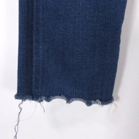 AGOLDE LOS ANGELES SOPHIE CROP Jeans Raw Hem‎ MADE IN USA 🇺🇸 A018-2022 Size 24